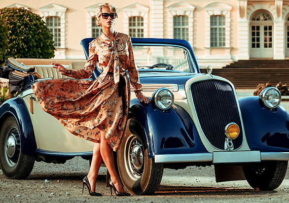 New Google Analytics 4 Arriving in Style, Photo of Beautifull Lady and Luxury Car