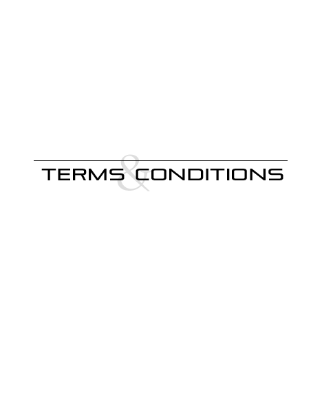 Terms and Conditions Text