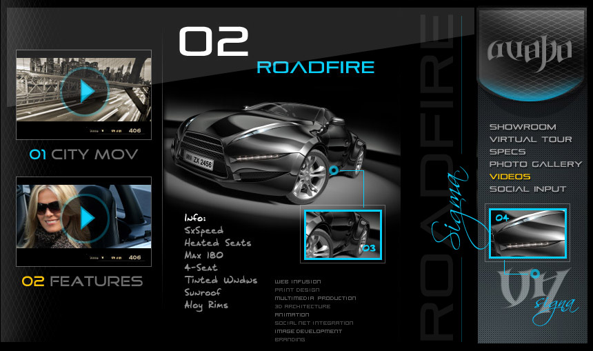 Visible Motion Portfolio, Elegant Creatives