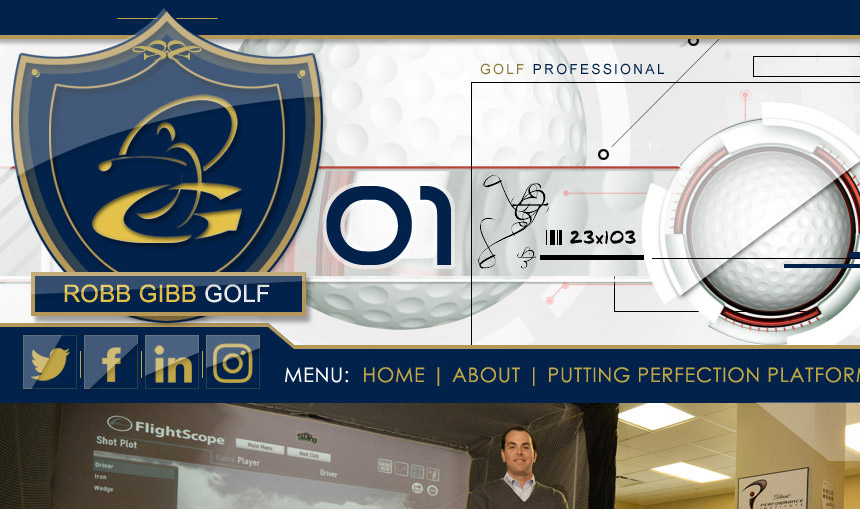 Visible Motion Portfolio, Golf Clients